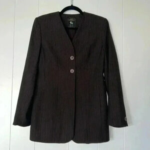 Hart Schaffner & Marx Women’s Brown Long Sleeve Blazer T50* 42825